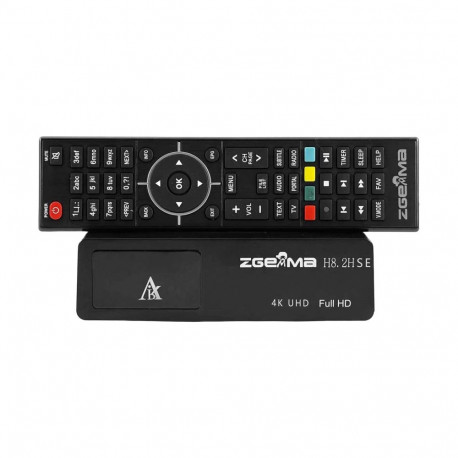 Zgemma tuunerikombo H8.2H PLUS DVB-S2X + DVB-C H.265 HEVC YouTube