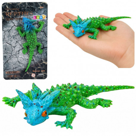 Jaszczurka Rogata Gumowa Figurka Rozciągliwa Realistyczna 20 cm