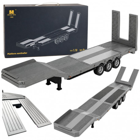 Huina madalalavaga poolhaagis Scania 770S 1:18, hall