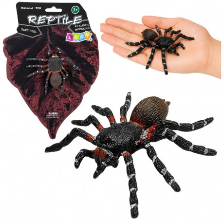 kummist tarantli figuur veniv realistlik 10cm, must