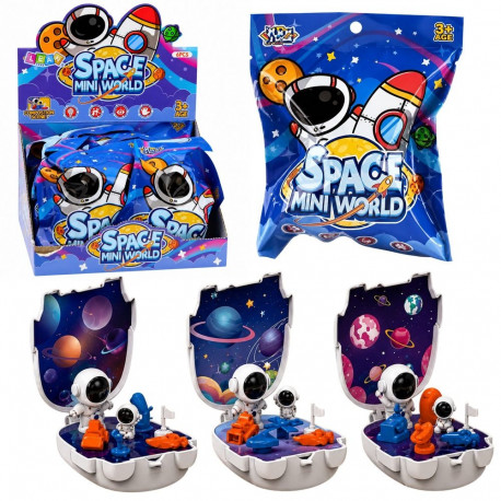 Mini World astronautifiguuride komplekt mini alusega ja planeetidega