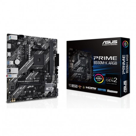 Mainboard|ASUS|AMD B550|SAM4|Micro-ATX|Memory DDR4|Memory slots 2|1xPCI-Express 3.0 1x|1xPCI-Express