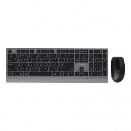 KEYBOARD +MOUSE WRL CYRILLIC/BK KBS-WPS-02-CYRL GEMBIRD