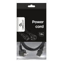 CABLE POWER EU 1.8M 6A/PC-186 GEMBIRD