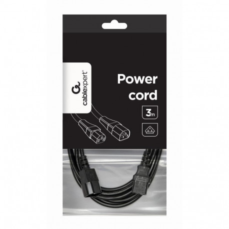 CABLE POWER EXTENSION 3M/PC-189-VDE-3M GEMBIRD