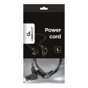 CABLE POWER EU 1M/ANGLED PC-184L GEMBIRD