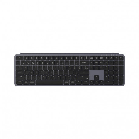 Keyboard - Keychron B6 Pro Wireless Full-Size Low Profile Scissor Space Grey