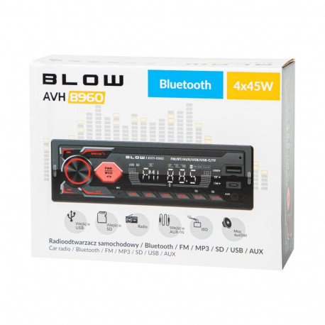 Car Audio System - BLOW AVH-8960 Bluetooth MP3/USB/micro SD 45W
