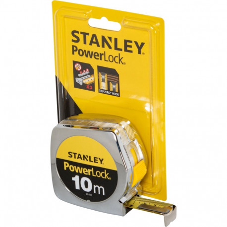 Stanley mõõdulint Powerlock 10m/25mm, plastkorpusega