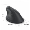 Ergonomic multi device mouse EWM-600 black