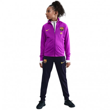 Dres dla dzieci Nike FC Barcelona Strike fioletowo-czarny HJ8027 552