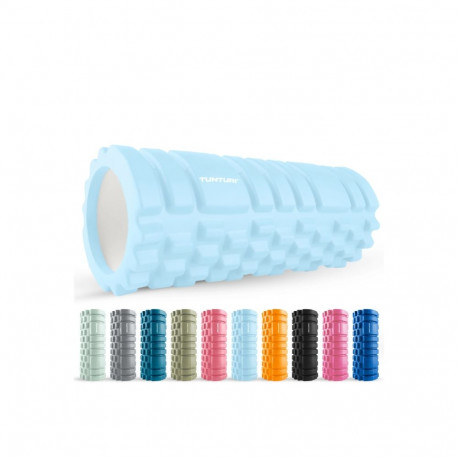 Massažirull TUNTURI Yoga Grid Foam Roller, 33cm, Light Blue