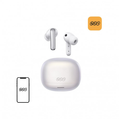 QCY Melobuds N65 Wireless Earbuds (White)