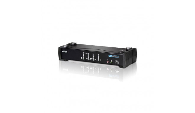 KVM SWITCH 4 USB DVI CS1764A PORT