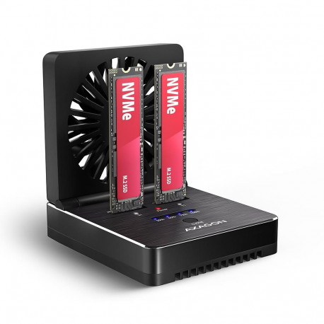 SSD ACC DOCK STATION USB-C/2XM.2 NVME ADSA-M2C22 AXAGON