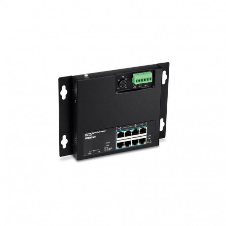 Trendnet TI-PG102F network switch Gigabit Ethernet (10/100/1000) Power over Ethernet (PoE) Black