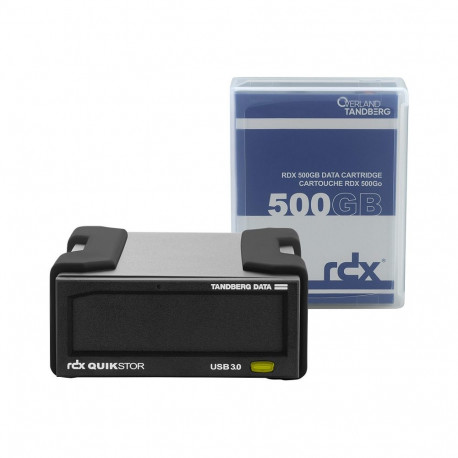 Tandberg väline draivikomplekt RDX 500GB kassett QuikStor USB3+ 8863-RDX