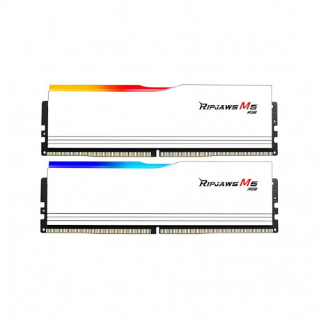 G.Skill DIMM-mälumoodulid F5-6400J3239G16GX2-RM5RW 32GB DDR5-6400 (2x16GB) Ripjaws M5 RGB, valge