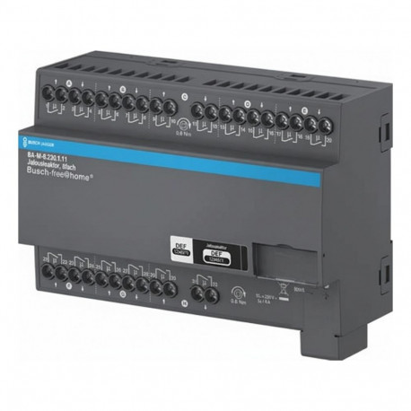"BUSCH JAEGER BJ BA-M-8.230.1.11 Jalousieaktor. 8fach 230 V. REG"