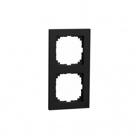 "MERTEN MEG4020-3603 M-Pure-Rahmen. 2fach. schwarz matt. M-Pure"