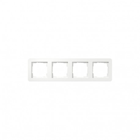 "GIRA 0214150 Abdeckrahmen 4f Gira E1 Reinwei"
