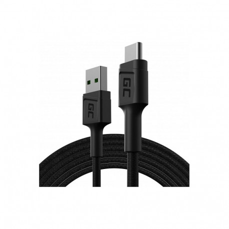 "Green Cell Powerstream Cable USB-A USB-C Ultra Charge QC 3.0 200cm"