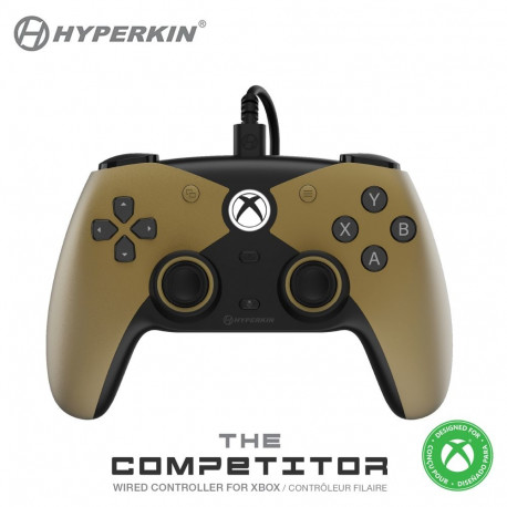"Hyperkin Controller Competitor gold"