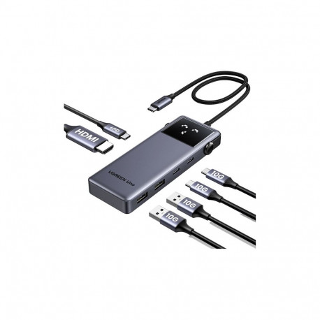 "UGREEN Uno CM888 6-in-1 USB-C Hub 1x HDMI 1x USB-C PD 100W 2x US"
