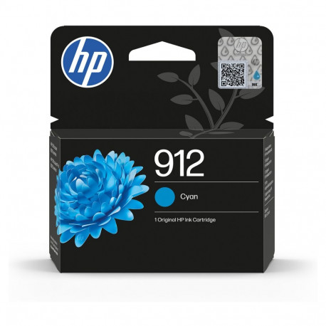 "HP 912 Cyan Original Ink Cartridge Cyan 2,9ml 315Seiten"