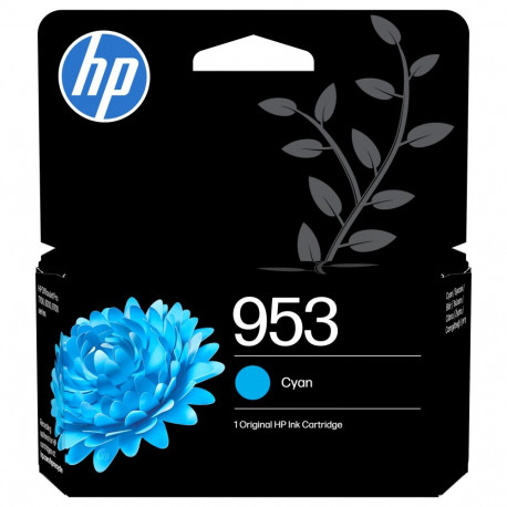 "HP 953 Cyan Original Ink Cartridge Cyan 9ml 630Seiten"