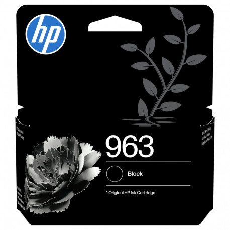 "HP 963 Black Original Ink Cartridge Schwarz 24,09ml 1000Seiten"
