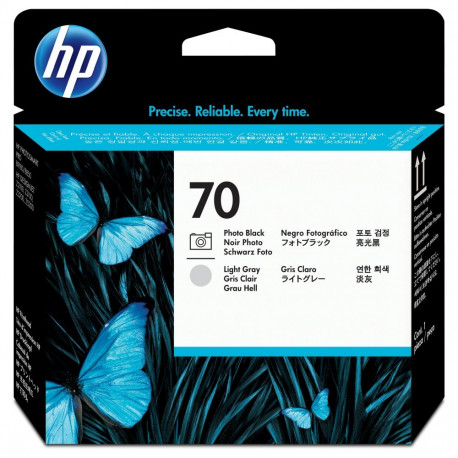 "HP Printhead No 70 HP70 HP 70 Black Schwarz + Light Grey (C9407A)"