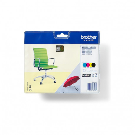 Brother tindi komplekt LC-229XLVALBP, must, tsüaan, magenta, kollane