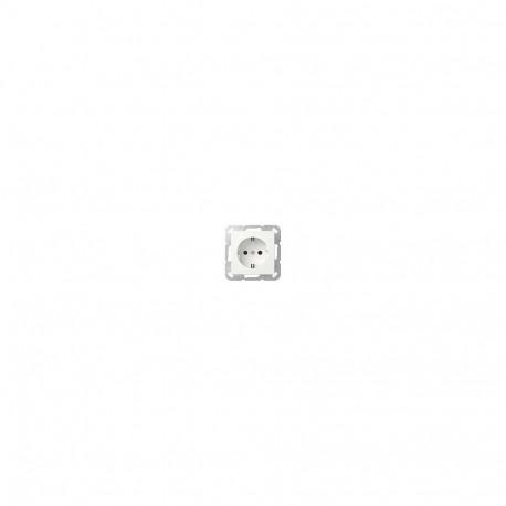 "Gira 446627 SCHUKO-Steckdose uP ohne Bef.-Krallen System 55 rw matt"