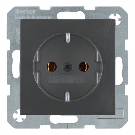 "Berker 41431606 SCHUKO-Steckdose alu"