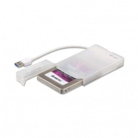 i-tec väliskõvaketta korpus MySafe USB 3.0 Easy 6.4cm/2.5'' SATA SSD jaoks, valge