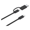"CONCEPTRONIC SSD Gehäuse M-Key M.2->M/B+M-Key/USB-C3.2 gr"