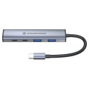 "CONCEPTRONIC 4-1 Dock USB-C->2xUSB-C/2xUSB-A/100WPD gr"