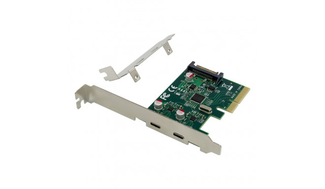 "CONCEPTRONIC 4xPCIe3.0 Card 2xUSB-C3.2 Gen2 10Gbps"