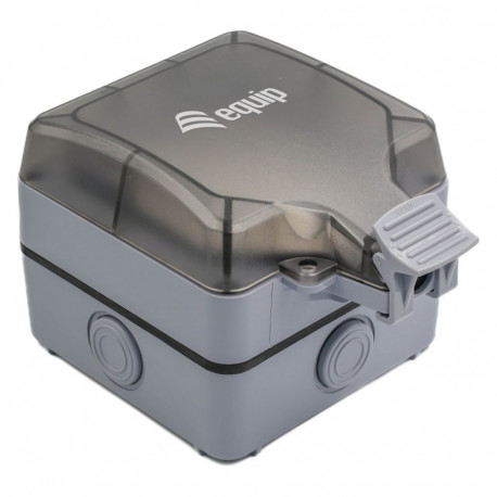 "Aufputzdose 1-Port Keystone ungeschirmt outdoor grau"