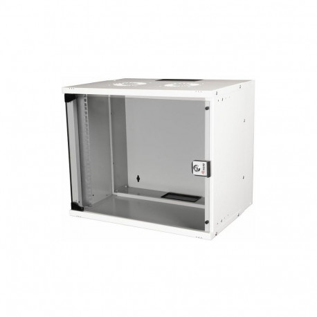 "Equip 19"" Wandgehäuse Glastür ECO 540x400mm 9U grau"