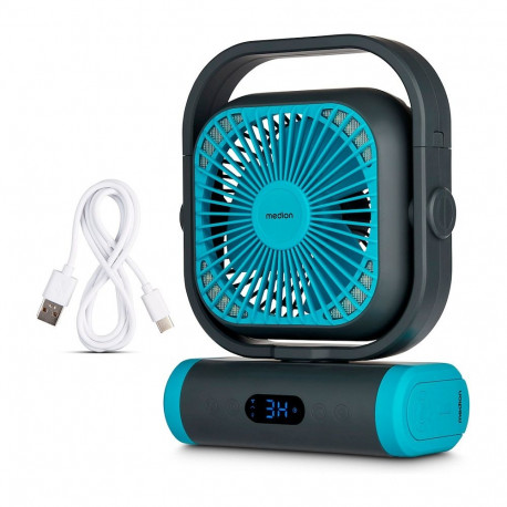 "Medion LIFE Camping Ventilator E10 TF (MD 12065) (grau/blau)"