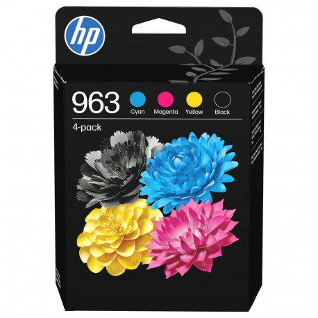 HP tindikassetid 963 originaalsed 4-pakk, CMYK