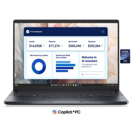 Dell sülearvuti PA14250 pro 14 premium CU5 236V/16GB/512SSD/W11 Pro 3Y ProSpt