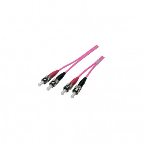 "EFB Duplex Patchkabel ST-ST OM4 7,5m LSZH 3mm erikaviolett"