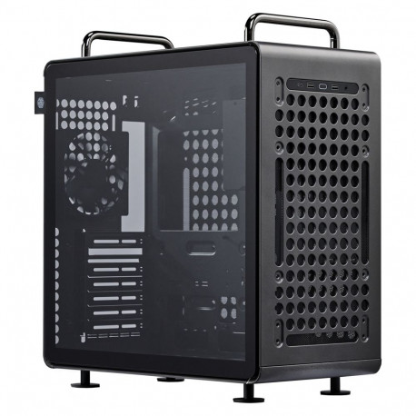 "Midi Cooler Master Qube 540 Midi Tower ATX Gehäuse Glasfenster stardust iron"