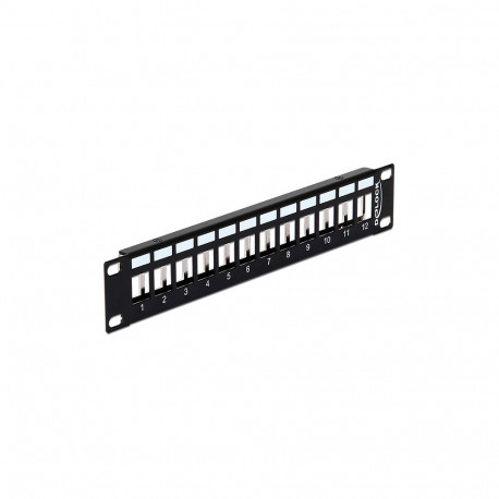 "DELOCK 10 Keystone Patchpanel 12 Port M"