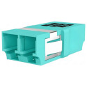"EFB Keystone Modul LC Duplex OM3 aqua"