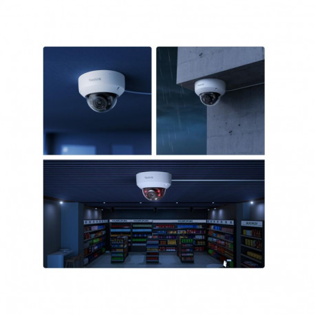 Reolink | 4K IK10 Vandal-Proof PoE Camera with 5X Optical Zoom | RP-PCV8MZ | Dome | 8 MP | F2.7-13.5