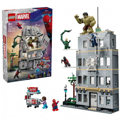 Constructor - LEGO Marvel 76350 Spider-Man VS Hulk Epic Clash 534Pcs
